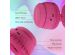 imoshion Kids LED Light Cat Ear Bluetooth Headphones - Kinder koptelefoon - Draadloze koptelefoon + AUX kabel - Hot Pink