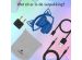 imoshion Kids LED Light Cat Ear Bluetooth Headphones - Kinder koptelefoon - Draadloze koptelefoon + AUX kabel - Cobalt Blue