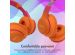 imoshion Kids LED Light Bluetooth Headphones - Kinder koptelefoon met decibelbegrenzer - Draadloze koptelefoon + AUX kabel - Hot Pink / Apricot Orange Crush