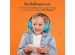 imoshion Kids LED Light Bluetooth Headphones - Kinder koptelefoon met decibelbegrenzer - Draadloze koptelefoon + AUX kabel - Cobalt Blue / Soft Blue