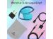 imoshion Kids LED Light Bluetooth Headphones - Kinder koptelefoon met decibelbegrenzer - Draadloze koptelefoon + AUX kabel - Cobalt Blue / Soft Blue