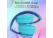 imoshion Kids LED Light Bluetooth Headphones - Kinder koptelefoon met decibelbegrenzer - Draadloze koptelefoon + AUX kabel - Cobalt Blue / Soft Blue