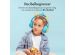 imoshion Kids Unicorn LED Light Bluetooth Headphones - Kinder koptelefoon met decibelbegrenzer - Draadloze koptelefoon + AUX kabel - Soft Blue / Yellow