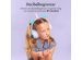 imoshion Kids Unicorn LED Light Bluetooth Headphones - Kinder koptelefoon met decibelbegrenzer - Draadloze koptelefoon + AUX kabel - Lavender Lilac / Soft Blue