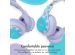 imoshion Kids Unicorn LED Light Bluetooth Headphones - Kinder koptelefoon met decibelbegrenzer - Draadloze koptelefoon + AUX kabel - Lavender Lilac / Soft Blue