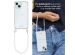 imoshion Backcover met koord + armband iPhone 15 - Parels