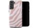 Selencia Vivid Backcover Samsung Galaxy S21 FE - Colorful Zebra Old Pink