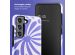 Selencia Vivid Backcover Samsung Galaxy S21 FE - Modern Bloom Sapphire Blue