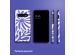 Selencia Vivid Backcover Samsung Galaxy S10 - Modern Bloom Sapphire Blue