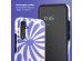 Selencia Vivid Backcover Samsung Galaxy A34 (5G) - Modern Bloom Sapphire Blue