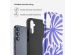 Selencia Vivid Backcover Samsung Galaxy A34 (5G) - Modern Bloom Sapphire Blue