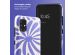 Selencia Vivid Backcover Samsung Galaxy A51 - Modern Bloom Sapphire Blue