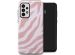 Selencia Vivid Backcover Samsung Galaxy A33 - Colorful Zebra Old Pink