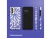 Selencia Vivid Backcover Samsung Galaxy A33 - Modern Bloom Sapphire Blue