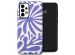 Selencia Vivid Backcover Samsung Galaxy A33 - Modern Bloom Sapphire Blue