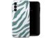 Selencia Vivid Backcover Samsung Galaxy A14 (5G/4G) - Colorful Zebra Pine Blue