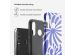 Selencia Vivid Backcover Huawei P30 Lite - Modern Bloom Sapphire Blue