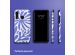 Selencia Vivid Backcover Huawei P30 Lite - Modern Bloom Sapphire Blue