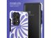 Selencia Vivid Backcover Samsung Galaxy A52(s) (5G/4G) - Modern Bloom Sapphire Blue