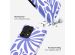 Selencia Vivid Backcover Samsung Galaxy A52(s) (5G/4G) - Modern Bloom Sapphire Blue