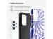 Selencia Vivid Backcover Samsung Galaxy A52(s) (5G/4G) - Modern Bloom Sapphire Blue