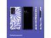 Selencia Vivid Backcover Samsung Galaxy A52(s) (5G/4G) - Modern Bloom Sapphire Blue