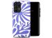 Selencia Vivid Backcover Samsung Galaxy A52(s) (5G/4G) - Modern Bloom Sapphire Blue