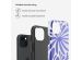 Selencia Vivid Backcover iPhone 15  - Modern Bloom Sapphire Blue