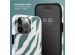 Selencia Vivid Backcover iPhone 15 Pro Max - Colorful Zebra Pine Blue
