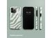 Selencia Vivid Backcover iPhone 15 Pro Max - Colorful Zebra Sage Green