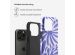 Selencia Vivid Backcover iPhone 15 Pro - Modern Bloom Sapphire Blue