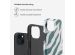 Selencia Vivid Backcover iPhone 15  - Colorful Zebra Pine Blue