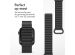 imoshion Siliconen magnetisch bandje Apple Watch Series 1-10 / SE / Ultra (2) - 42/44/45/46/49 mm - Zwart / Grijs