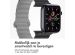 imoshion Siliconen magnetisch bandje Apple Watch Series 1-10 / SE / Ultra (2) - 42/44/45/46/49 mm - Zwart / Grijs