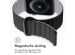 imoshion Siliconen magnetisch bandje Apple Watch Series 1-10 / SE / Ultra (2) - 42/44/45/46/49 mm - Zwart / Grijs