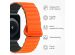 imoshion Siliconen magnetisch bandje Apple Watch Series 1-10 / SE / Ultra (2) - 42/44/45/46/49 mm - Oranje / Zwart