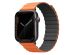 Uniq Revix dubbelzijdig bandje Apple Watch 1-9 / SE / Ultra (2) - 42/44/45/49 mm - Charcoal (Grey/Orange)