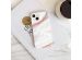 Selencia Aurora Fashion Backcover iPhone 15 Plus - Duurzaam hoesje - 100% gerecycled - Wit Marmer