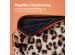 imoshion Fluffy Laptop hoes 15-16 inch - Laptopsleeve - Leopard Orange