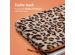 imoshion Fluffy Laptop hoes 15-16 inch - Laptopsleeve - Leopard Orange