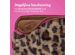 imoshion Fluffy Laptop hoes 15-16 inch - Laptopsleeve - Leopard Pink