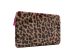 imoshion Fluffy Laptop hoes 15-16 inch - Laptopsleeve - Leopard Pink