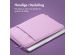 imoshion Laptop hoes 13 inch - Laptopsleeve met vak - Lavender Lilac