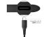 iMoshion USB-C naar USB kabel Samsung Galaxy A54 (5G) - Gevlochten textiel - 1,5 meter - Zwart
