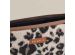 Selencia Teddy Laptop hoes 13-14 inch - Laptopsleeve - Leopard