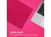 imoshion Teddy Hard Cover MacBook Air 15 inch (2023) / Air 15 inch (2024) M3 chip - A2941 / A3114 - Hot Pink