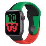 Apple Sport Band voor de Apple Watch Series 1-9 / SE - 38/40/41 mm - Black Unity