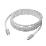 dbramante1928 re-charge - Braided oplaadkabel - USB-C naar USB-C - 100 Watt - 2,5 meter - Wit