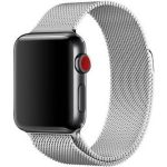 WiWu Milanese band Apple Watch Series 1-10 / SE / Ultra (2) - 42/44/45/46/49 mm - Zilver