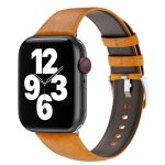 WiWu Vintage "Crazy Horse" lederen band Apple Watch Series 1-9 / SE - 38/40/41 mm / Series 10 - 42 mm - Lichtbruin